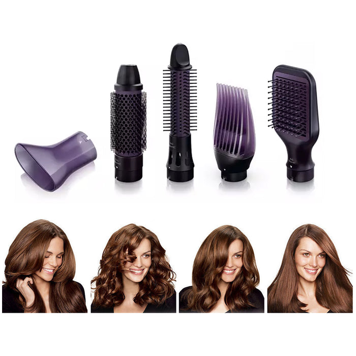 Philips Airstyler Ionic Care Hair Dryer With 5 Stylings Attachment HP8656 ProCare
