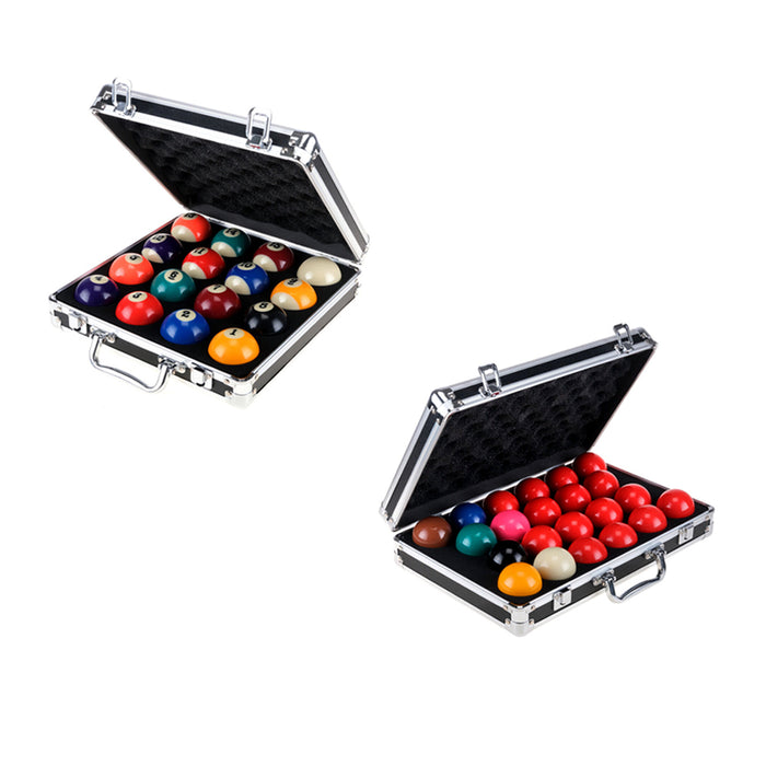Billiard Pool / Snooker Ball Set 16/22pcs With Aluminium Carry Case Sports