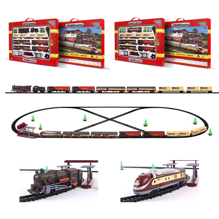 Electric Classic/Modern Toy Train Set Vehicle Rail Track Carriages Kids Trade Me