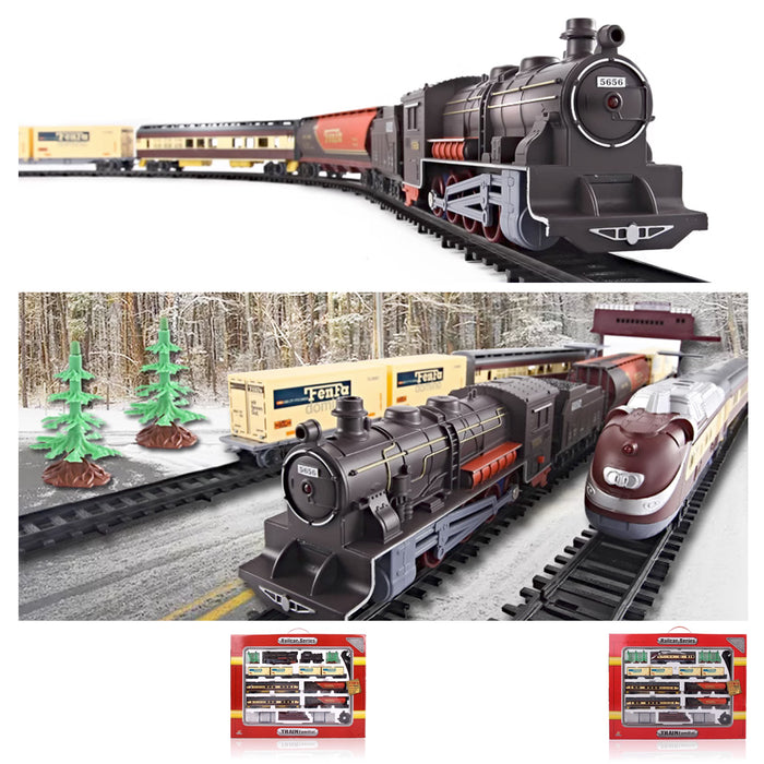 Electric Classic/Modern Toy Train Set Vehicle Rail Track Carriages Kids Trade Me