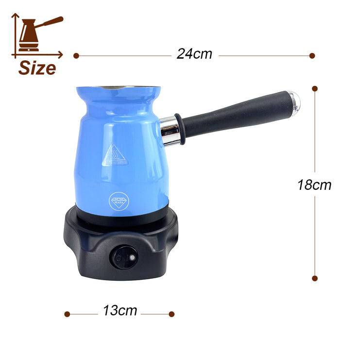 Electric Turkish Greek Arabic Coffee Maker New Automatic Sensor Anti Overflow 200ml