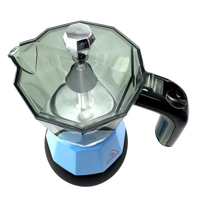 Electric Moka Coffee Maker Espresso Italian Classic Auto power off for Home 3/6Cups