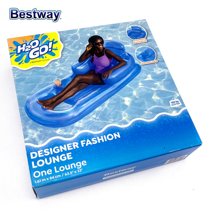 Bestway H2OGO Inflatable Float Swimming Pool Bed Seat Chair Lounge Beach Floats