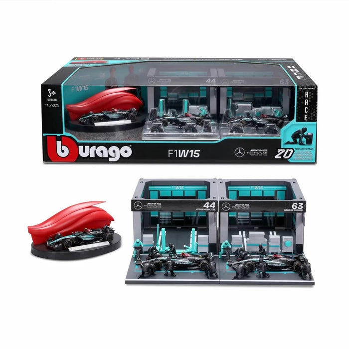 Burago 1:43 Formula Racing Model Die Cast 20PCS McLaren/Red Bull/Ferrari/Benz
