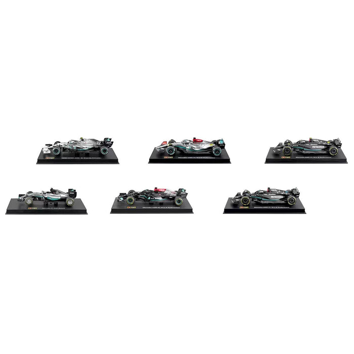 Burago 1:43 Formula Racing Die Cast With Plastic 6 Pack Car Model Mercedes Benz Trade Me