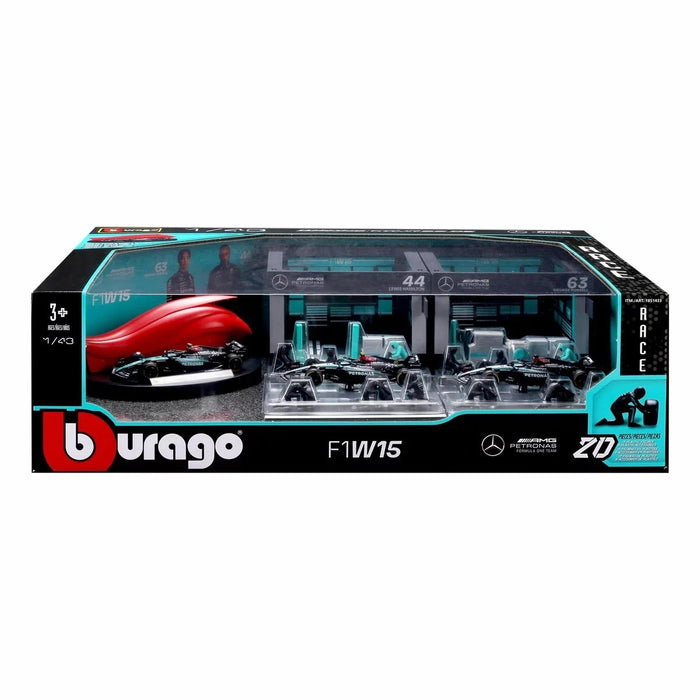 Burago 1:43 Formula Racing Model Die Cast 20PCS McLaren/Red Bull/Ferrari/Benz