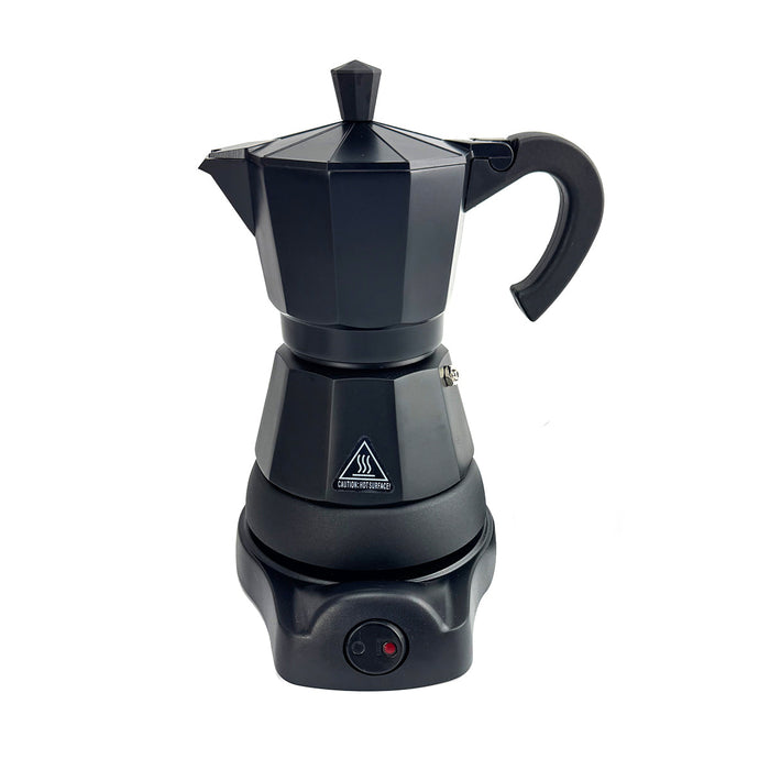 Mornest Electric Aluminium Moka Coffee Maker Espresso Italian Classic auto power off Home 3/6Cups Trade Me