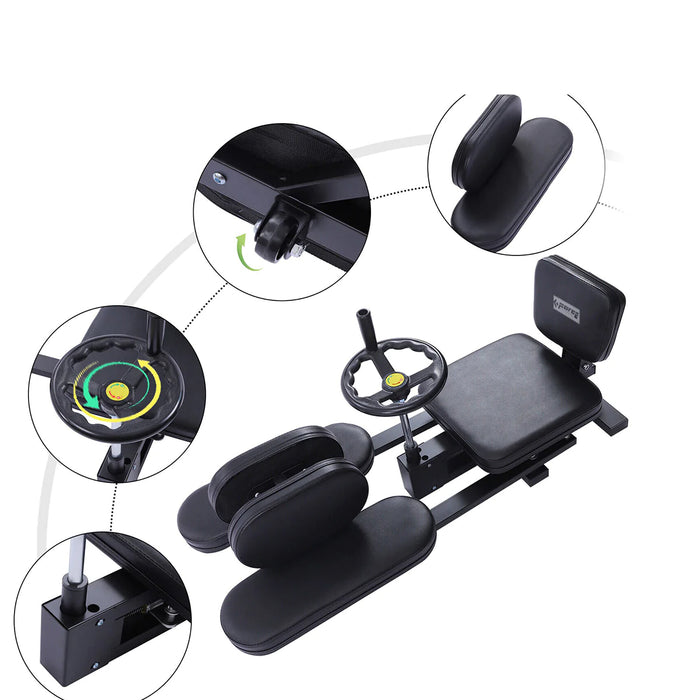 FORCE Leg Split Stretcher Stretching Machine Home Gym Training Black Fitness AU STOCK