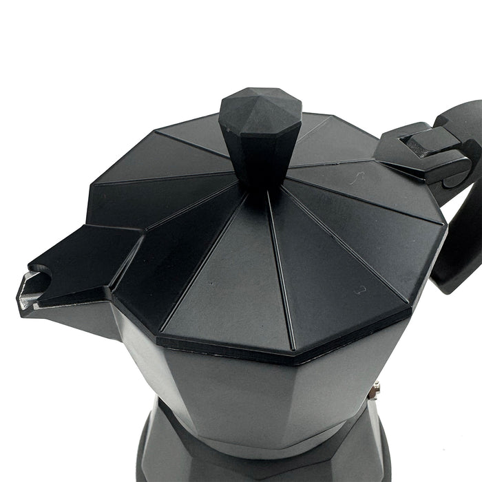 Electric Aluminium Moka Coffee Maker Espresso Italian Classic auto power off Home 3/6Cups