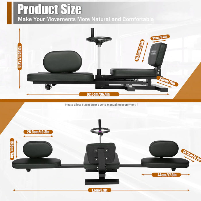 FORCE Leg Split Stretcher Stretching Machine Home Gym Training Black Fitness AU STOCK