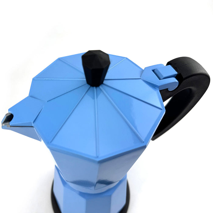 Electric Aluminium Moka Coffee Maker Espresso Italian Classic auto power off Home 3/6Cups