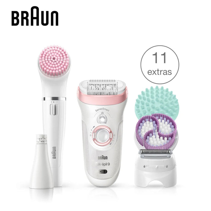 Catch only 9pcs Braun Beauty Set Shave For Wet & Dry Epilator Women Face Body & Leg AU STOCK