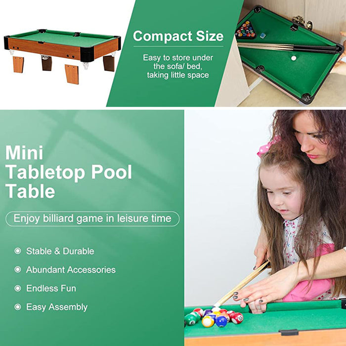 Wooden Mini Snooker Tables Billiards Game Pool Table Set Toy Extra Size For Kids Trade Me