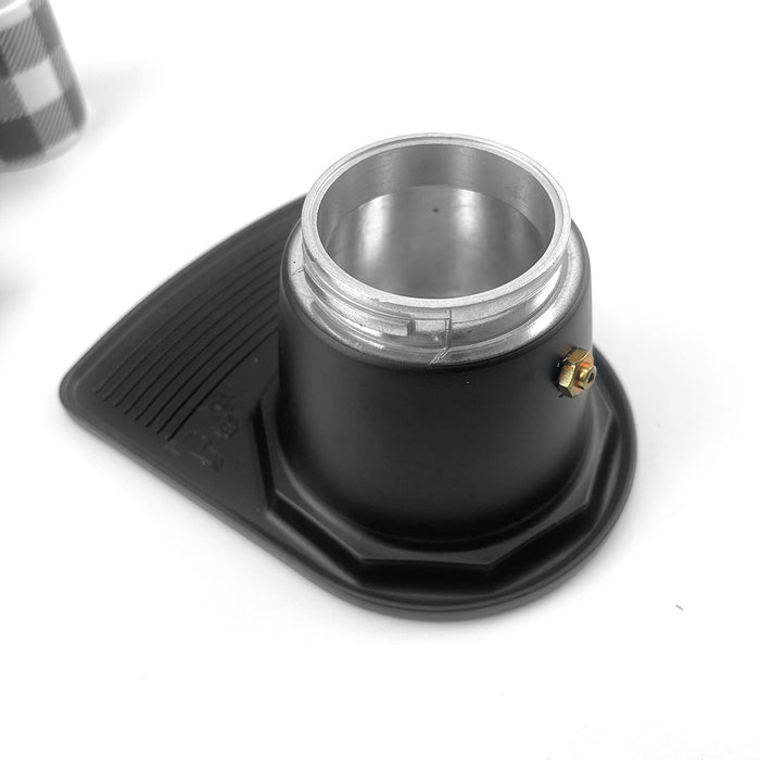 Mornest Red Mini expresso 2 cups ceramics coffee maker set Moka Coffee Maker Italian Classic