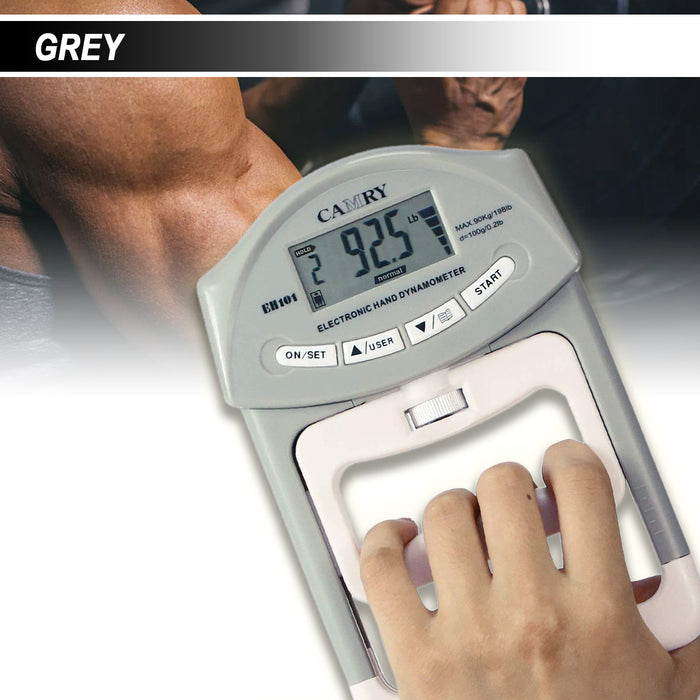 CAMRY Digital Dynamometer Hand Grip Strength Muscle Tester Electronic Power Measure
