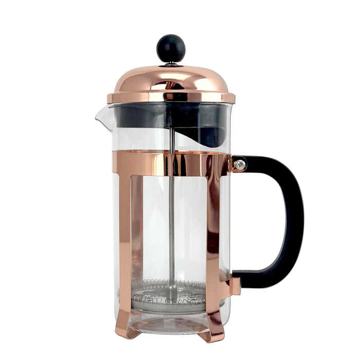 Copper Rose Golden French Press Coffee Plunger Glass Tea Maker 800/1000ml