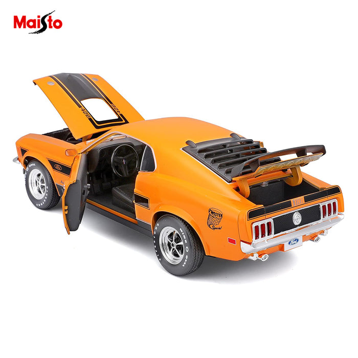 Maisto 1:18 1970 Ford Mustang Mach l Metallic Diecast Car Model AU STOCK