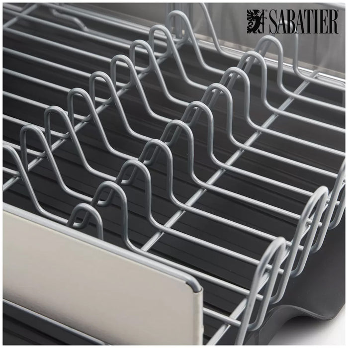 Sabatier Dish Drying Rack Stemware Compact Rust Resistant 42x33x36cm AUSTOCK