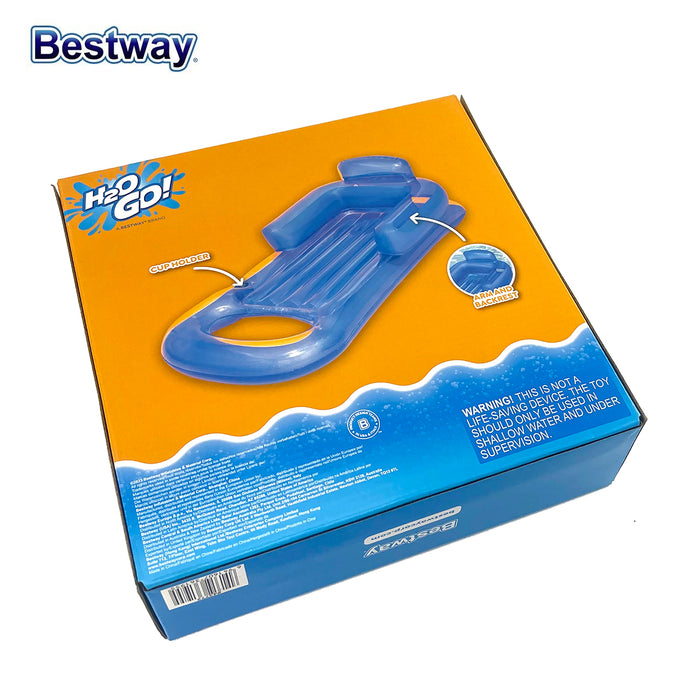 Bestway H2OGO Inflatable Float Swimming Pool Bed Seat Chair Lounge Beach Floats