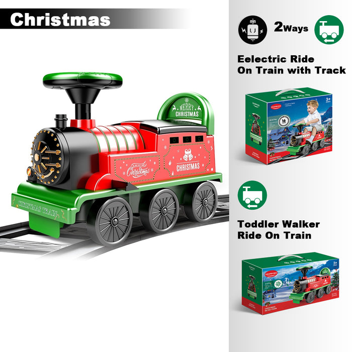 Kids Ride On Train Toy Eelectric Car With Track / Toddler Walker AUSTOCK
