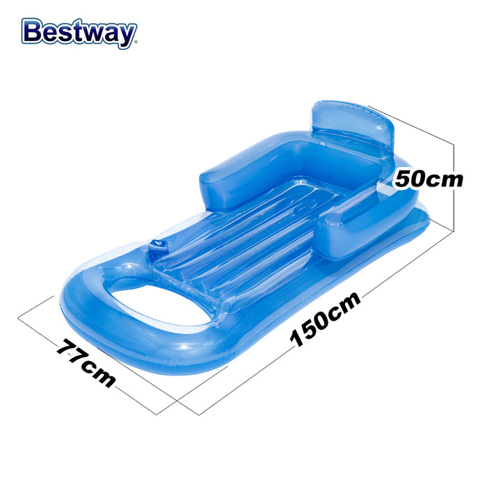 Bestway H2OGO Inflatable Float Swimming Pool Bed Seat Chair Lounge Beach Floats