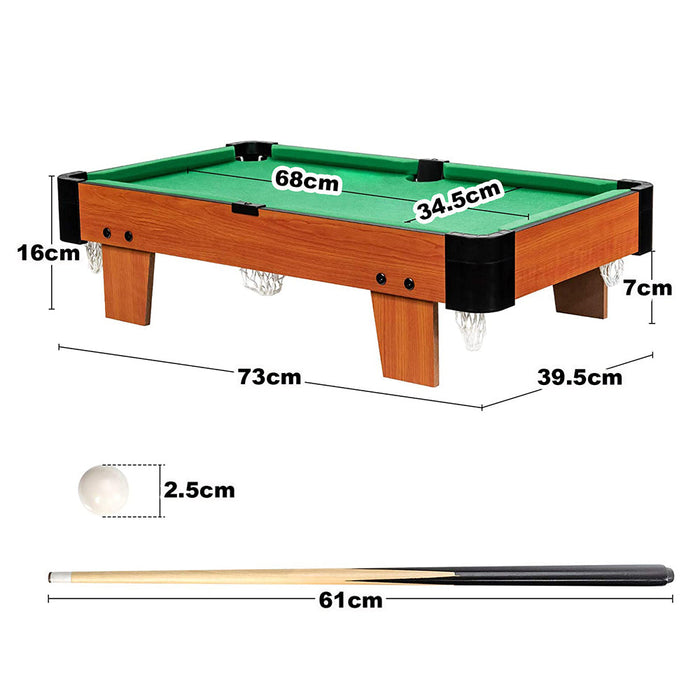 Wooden Mini Snooker Tables Billiards Game Pool Table Set Toy Extra Size For Kids Trade Me