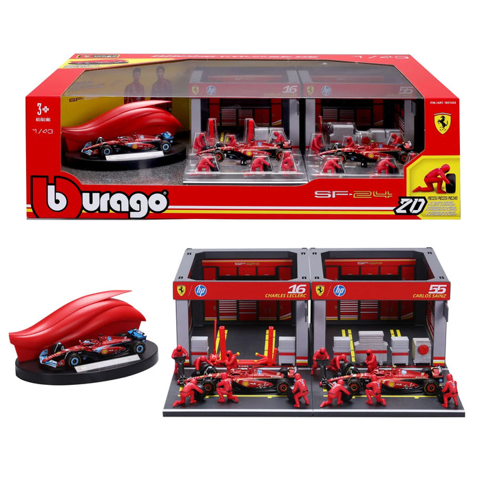 Burago 1:43 Formula Racing Model Die Cast 20PCS McLaren/Red Bull/Ferrari/Benz