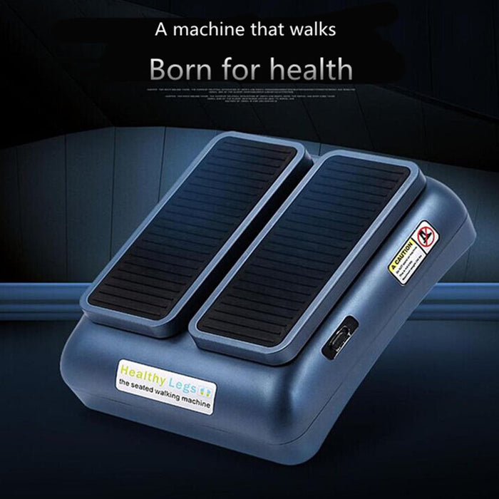 Legs Seated Walking Machine Leg Trainer Device Fitness Healthy Blue Exerciser Massager Trade Me