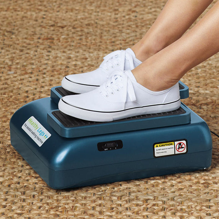 Legs Seated Walking Machine Leg Trainer Device Fitness Healthy Blue Exerciser Massager Trade Me