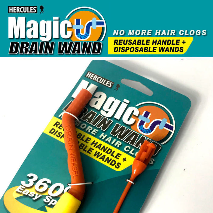 2xmagic drain wand Drain Cleaning Hair Clog Tool Clean Wands Brush set