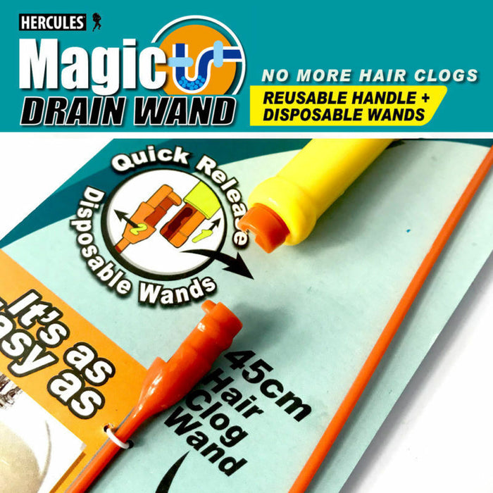 2xmagic drain wand Drain Cleaning Hair Clog Tool Clean Wands Brush set