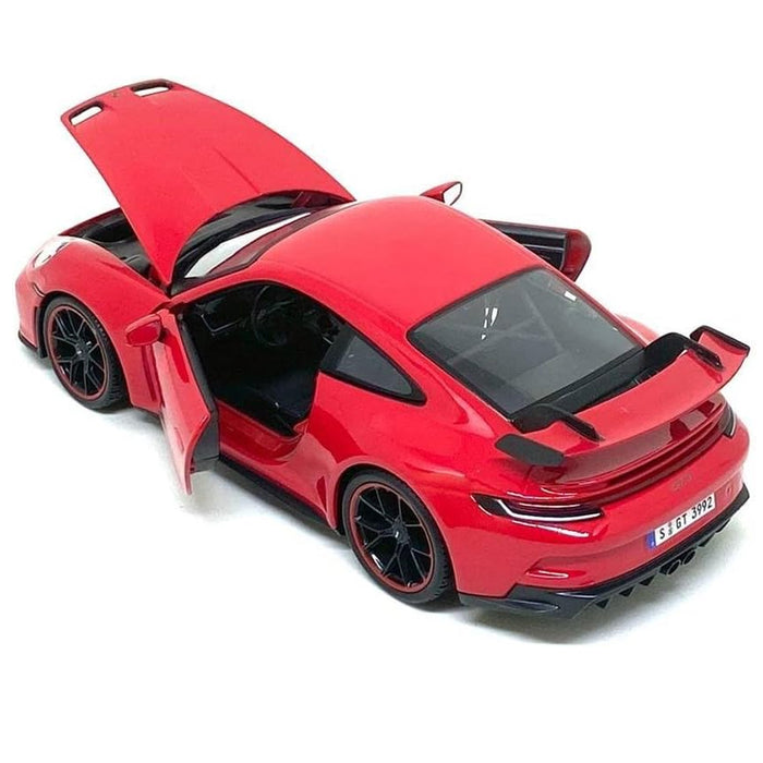Maisto 1:18 Car Model Metallic Diecast With Plastic Part Porsche 911 GT3 Red