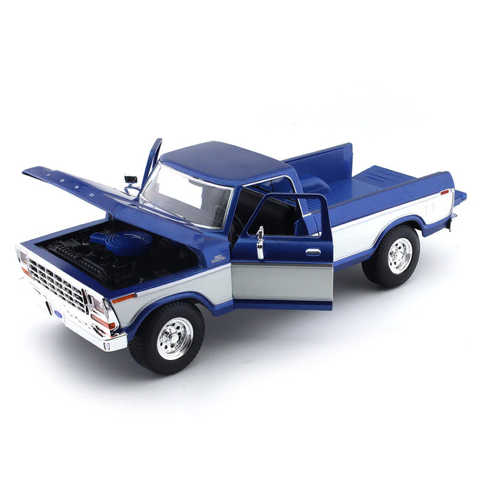 1:18 Model AU Diecast Car STOCK Maisto Truck Blue Classic F150 Pick-Up Ford 1979