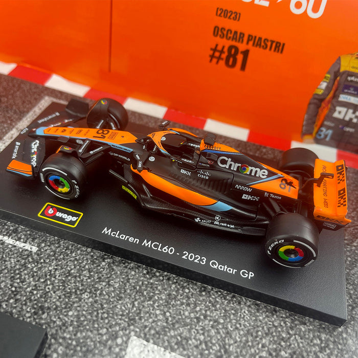 Burago 1:43 Formula Racing Die Cast With Plastic Part Mclaren 6 Pack Car Model Trade Me