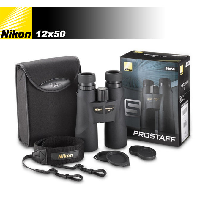 Nikon Prostaff 5 Binoculars 12x50mm 4.7° more natural clearer view Black AU STOCK