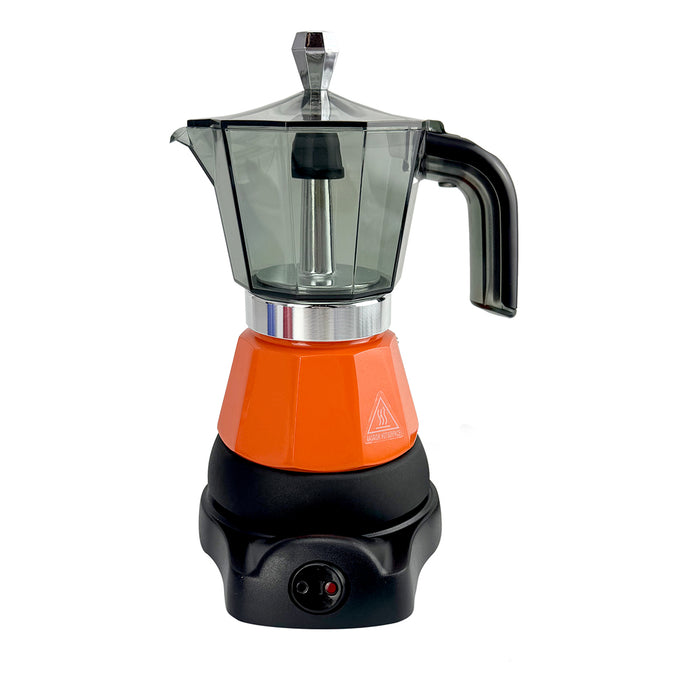 Electric Moka Coffee Maker Espresso Italian Classic Auto power off for Home 3/6Cups