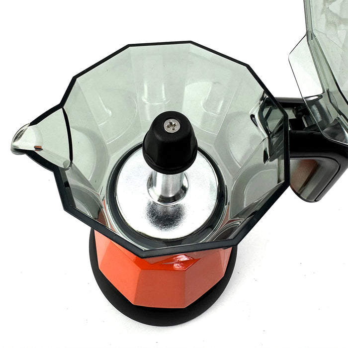 Electric Moka Coffee Maker Espresso Italian Classic Auto power off for Home 3/6Cups