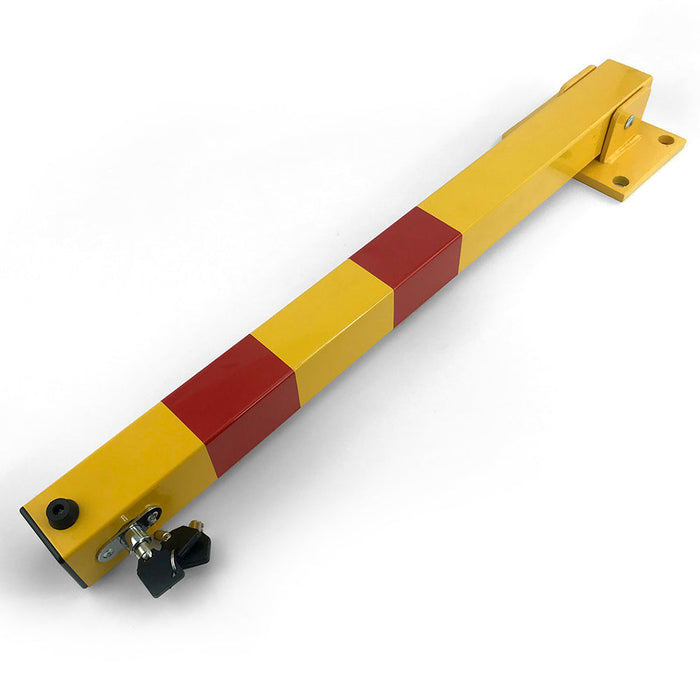 Square Heavy Duty Fold Down Security Parking Post Lock Safety Barrier 3 Keys Trade Me