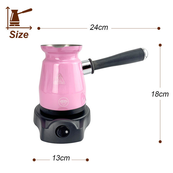 Electric Turkish Greek Arabic Coffee Maker New Automatic Sensor Anti Overflow 200ml