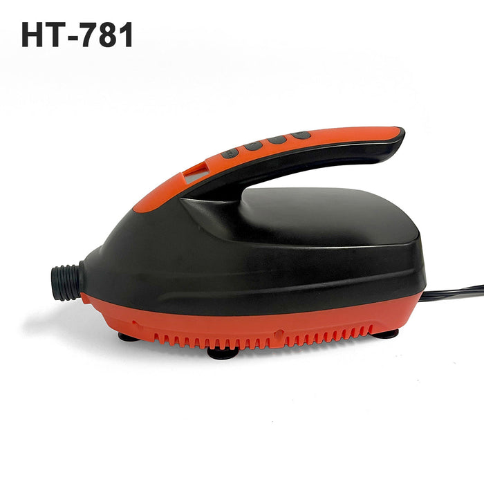High Pressure SUP Electric Air Pump 12V DC Paddle Board 16/20PSI Auto-Off HT-781 / HT782 /HT-790(built-in 66.6Wh rechargeable battery)