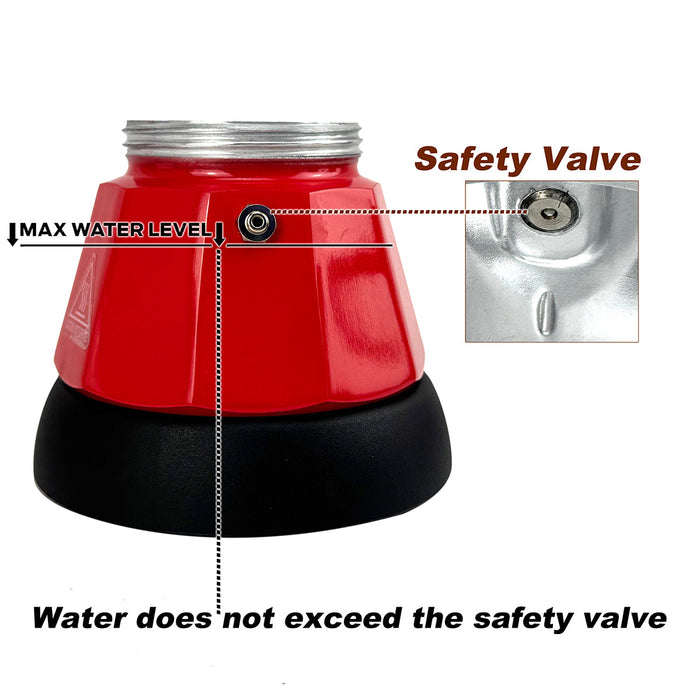 Electric Moka Coffee Maker Auto Power Off Home Espresso Italian Classic 3Cups Trade Me