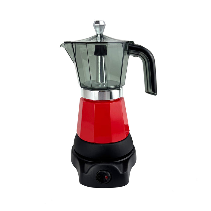 Electric Moka Coffee Maker Espresso Italian Classic Auto power off for Home 3/6Cups