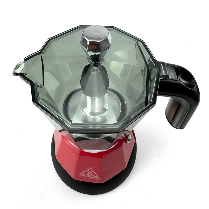 Electric Moka Coffee Maker Espresso Italian Classic Auto power off for Home 3/6Cups