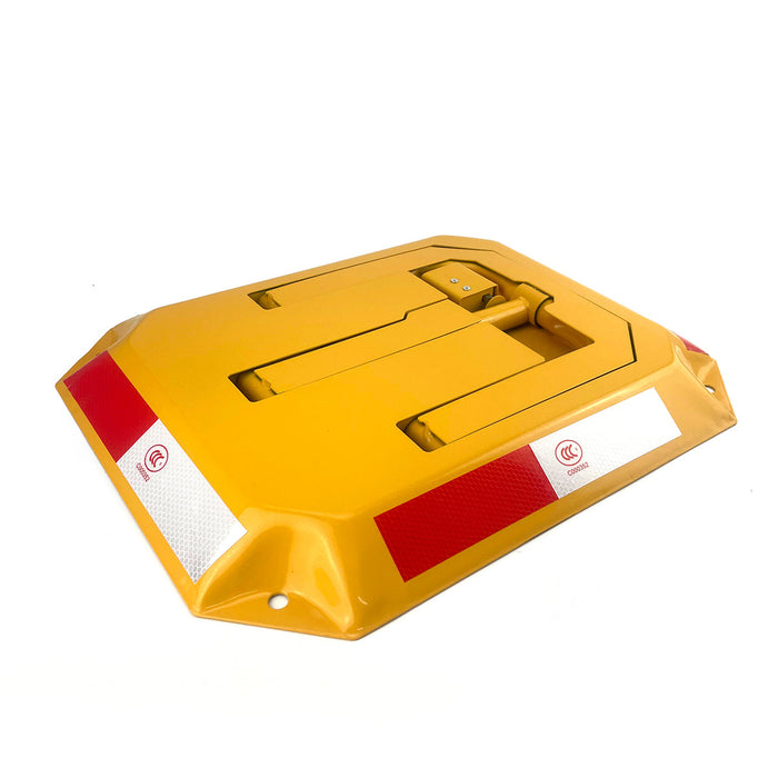 Rectangle Fold Down Vehicle Parking Lock - Heavy-Duty Safety Barrier locker Car Parking Lock Vehicle Security Trade Me