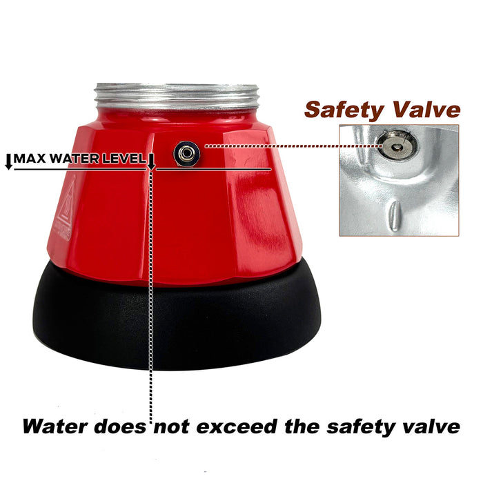 Mornest Electric Aluminium Moka Coffee Maker Espresso Italian Classic auto power off Home 3/6Cups Trade Me