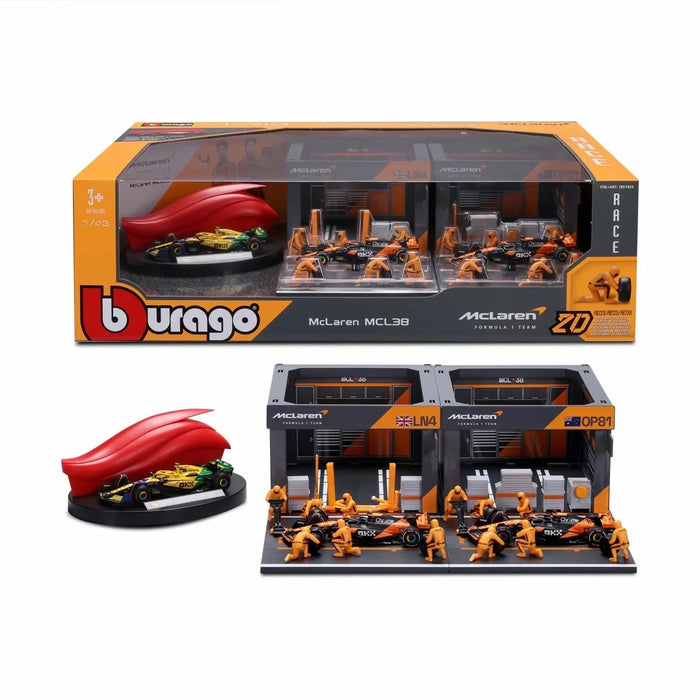Burago 1:43 Formula Racing Model Die Cast 20PCS McLaren/Red Bull/Ferrari/Benz