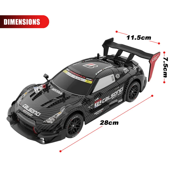 1/14 Scale  Racing Drift RC Car Red / Black 28km/h 4WD 2.4GHz Remote Control Car