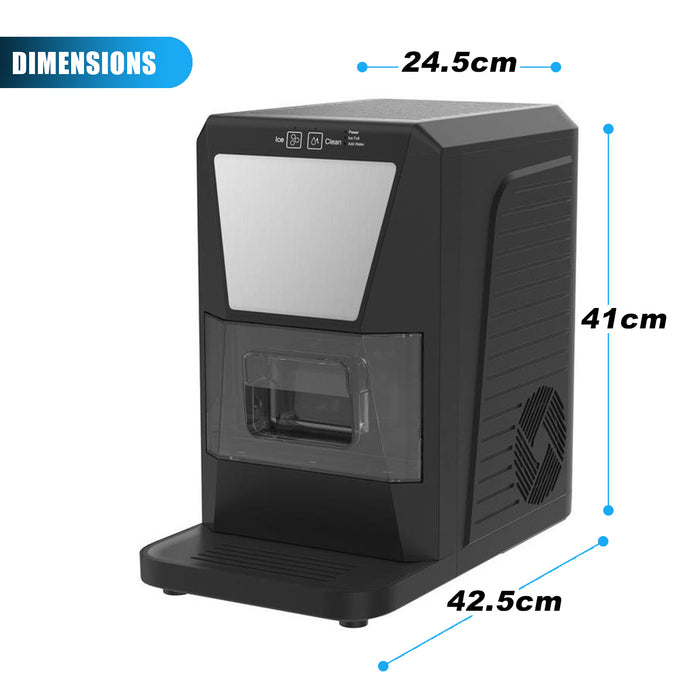 Mornest Clear Ice Ball Maker Machine - 2 Ice Balls in 55 Mins, 40/Day - Self-Cleaning Countertop Sphere Ice Maker with LED Display &amp; Ice Tong, for Whiskey, Bourbon, Scotch, Cocktails