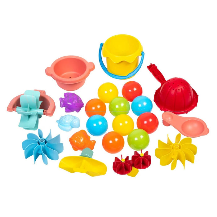 2024 Step2 Summer Seaside Double Spin & Showers Water Table with 22 Accessories