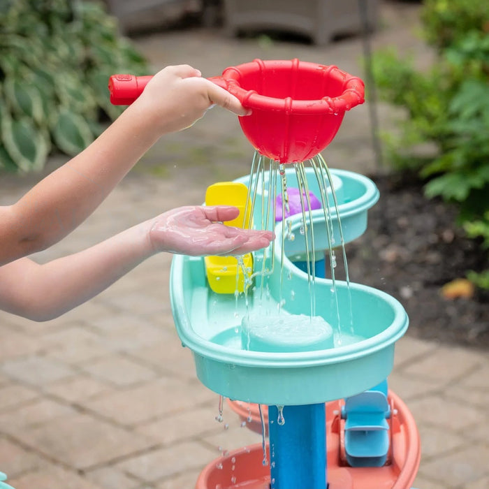 2024 Step2 Summer Seaside Double Spin & Showers Water Table with 22 Accessories